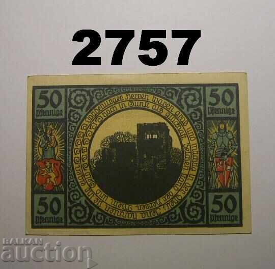 Lobeda 50 pfennig 1921 Germany with price 2.00 BGN | € 1.02