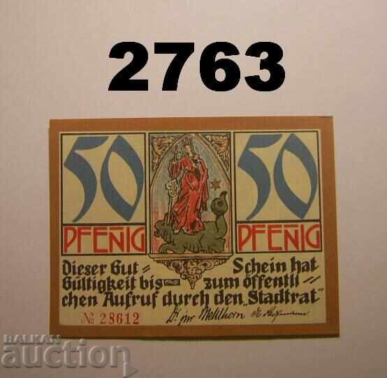 Kahla 50 Pfennig 1921 Germany