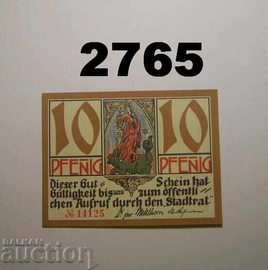 Kahla 10 pfennig 1921 Германия