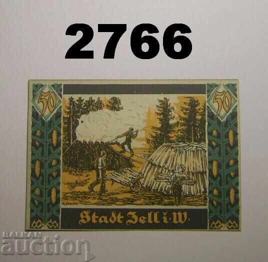 Ζελλ ι. W. 50 pfennig 1921 Γερμανία με τιμή 3.00 BGN | € 1.53