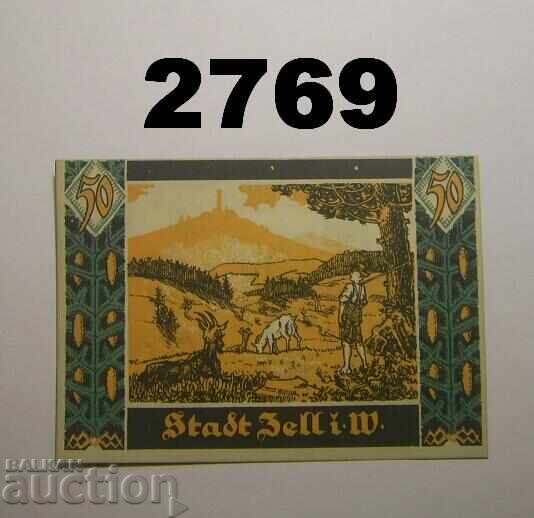 Zell i. W. 50 pfennig 1921 Germania cu preț 3.00 BGN | € 1.53