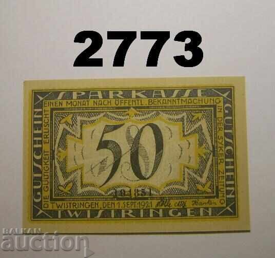 Twistringen 50 pfennig 1921 Германия