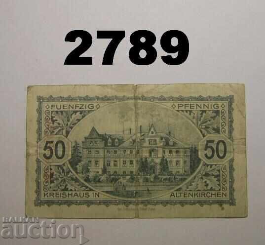 Altenkirchen 50 pfennig 1920 Германия с цена 2.00 лв. | € 1.02