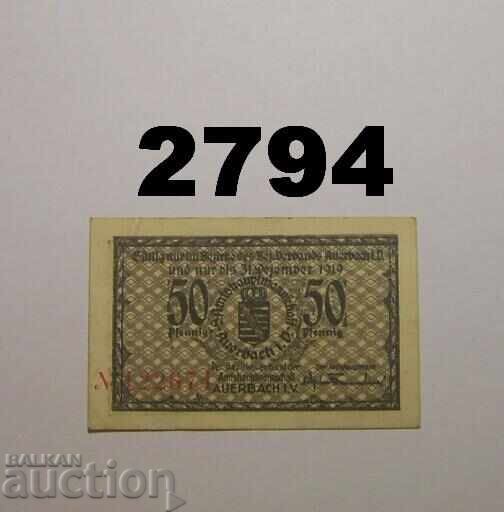Auerbach 50 pfennig Notgeld Германия с цена 1.00 лв. | € 0.51 Auerbach 50 pfennig Notgeld Германия с цена 1.00 лв. | € 0.51