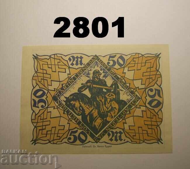 Konstanz 50 mărci 1922 Germania cu preț 15.00 BGN | € 7.67
