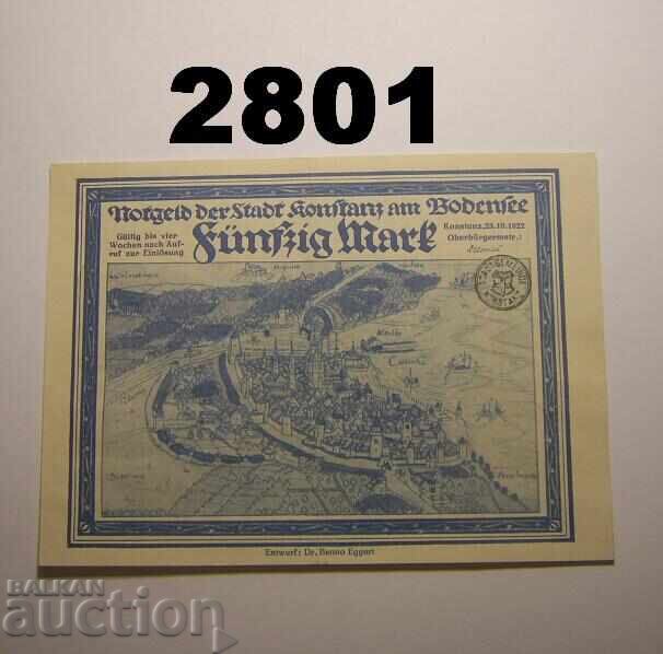 Konstanz 50 mărci 1922 Germania