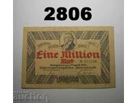 Wurttembergische Notenbank 1 million mark 1923 Germany
