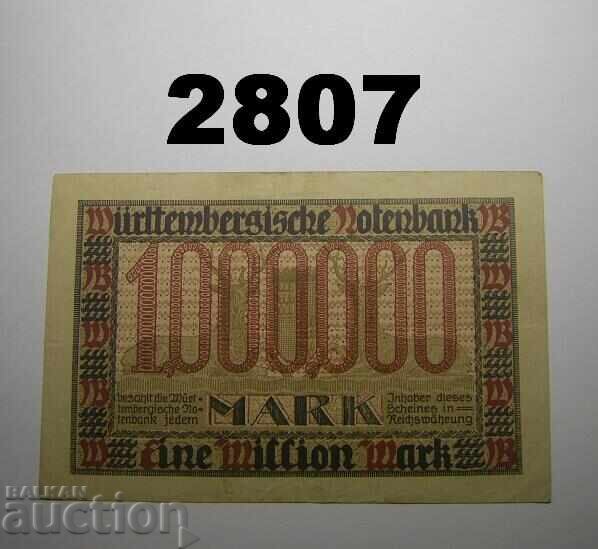 Wurttembergische Notenbank 1 milion mark 1923 Germania cu preț 5.00 BGN | € 2.56