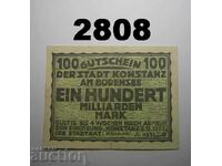 Konstanz 100 miliarde mărci 1923 Germania