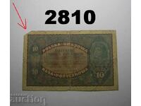 Πολωνία 10 μάρκα 1919