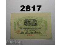 UNGÜLTIG Neumünster 5 mark 1918 Германия