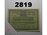 Maximum 10 Mark 1918 Germany