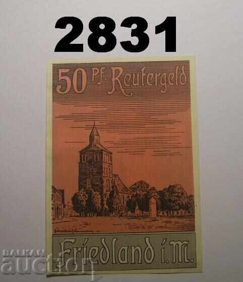 Friedland 50 pfennig Notgeld Γερμανίας με τιμή 2.00 BGN | € 1.02