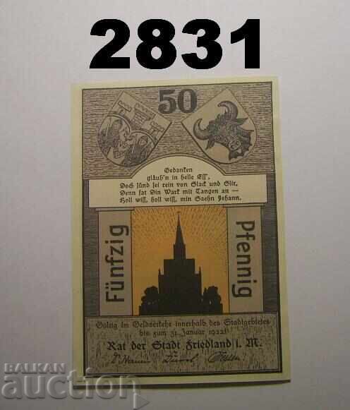 Friedland 50 pfennig Notgeld Γερμανίας