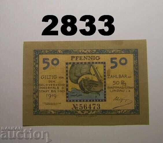 Λίνταου 50 φένιγκ Νότγκέλντ Γερμανία Λίνταου 50 φένιγκ Νότγκέλντ Γερμανία