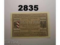 Nürnberg 1 mark 1921 Германия