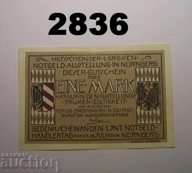 Νυρεμβέργη 1 μάρκο 1921 Γερμανία
