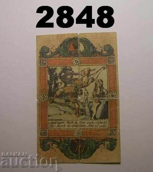 Augsburg 1/2 Mark 1918 Germany with price 1.00 BGN | € 0.51