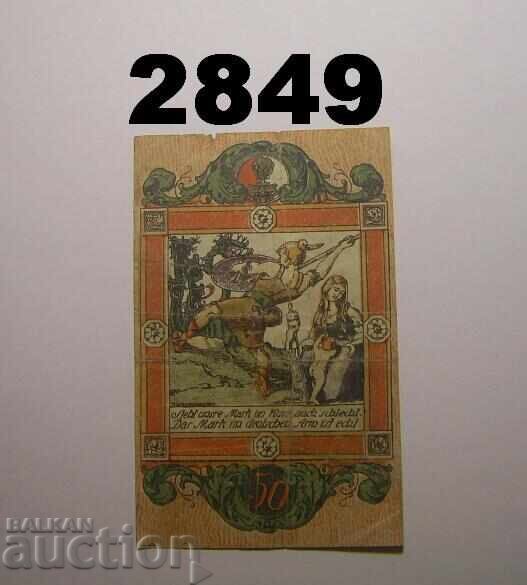 Augsburg 1/2 Mark 1918 Germany with price 1.50 BGN | € 0.77
