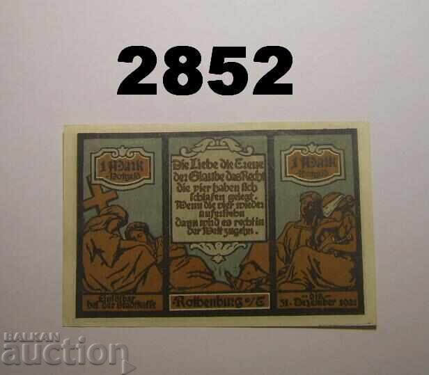 Rothenburg 1 mark 1921 Германия с цена 1.50 лв. | € 0.77 Rothenburg 1 mark 1921 Германия с цена 1.50 лв. | € 0.77