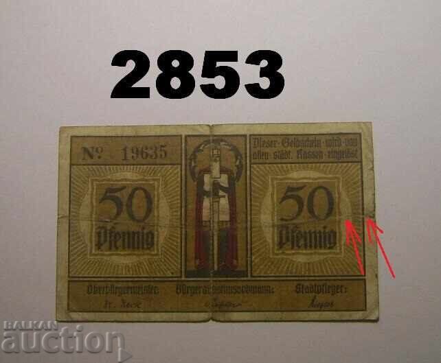 Göppingen 50 pfennig 1917 Germania