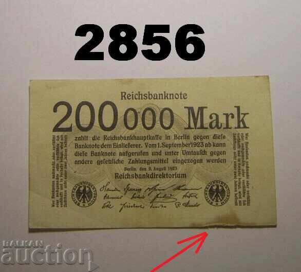 Германия 200.000 марки 1923 Германия 200.000 марки 1923