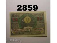 Memmingen 50 pfennig 1918 Germany