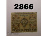 Stuttgart 50 pfennig Notgeld Germany