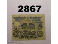 Stuttgart 50 pfennig Notgeld Germany