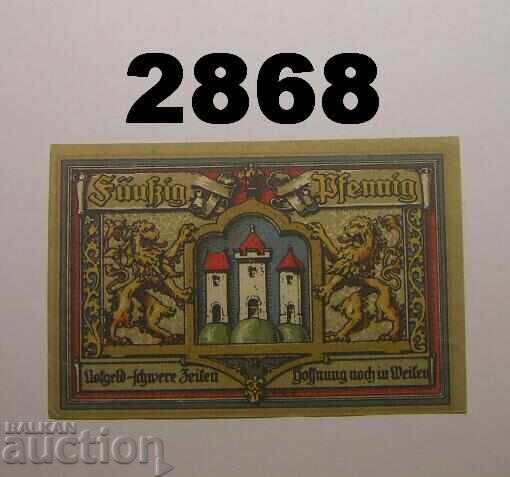 Trostberg 50 pfennig 1920 Germania cu preț 3.00 BGN | € 1.53 Trostberg 50 pfennig 1920 Germania cu preț 3.00 BGN | € 1.53