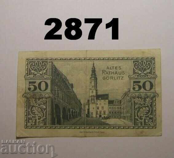Görlitz 50 pfennig 1918 Германия с цена 3.00 лв. | € 1.53