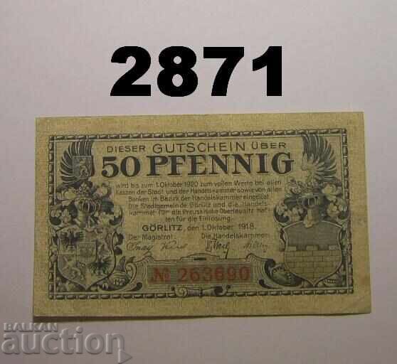 Görlitz 50 pfennig 1918 Германия