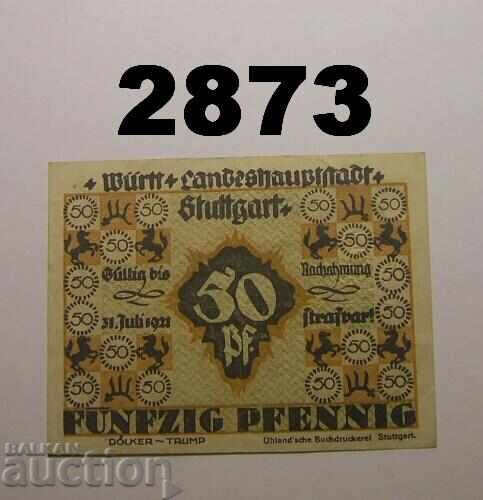 Stuttgart 50 pfennig Notgeld Germany