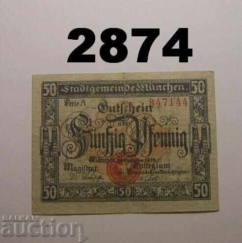 München 50 pfennig 1918 Germania