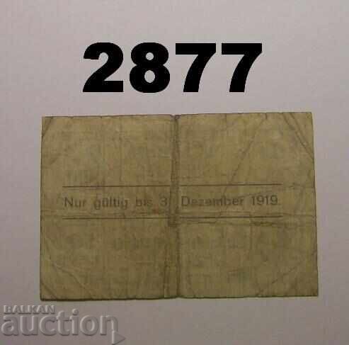 Leipzig 50 pfennig Germany circa 1918 with price 1.50 BGN | € 0.77