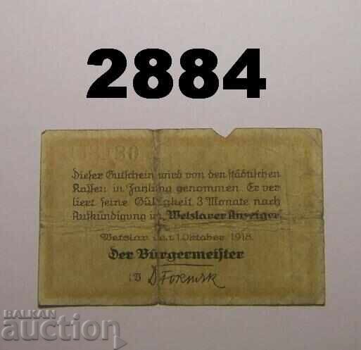 Wetzlar 1/2 mark 1918 Германия с цена 1.00 лв. | € 0.51 Wetzlar 1/2 mark 1918 Германия с цена 1.00 лв. | € 0.51