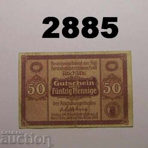 Rochlitz 50 pfennig 1917 Germany