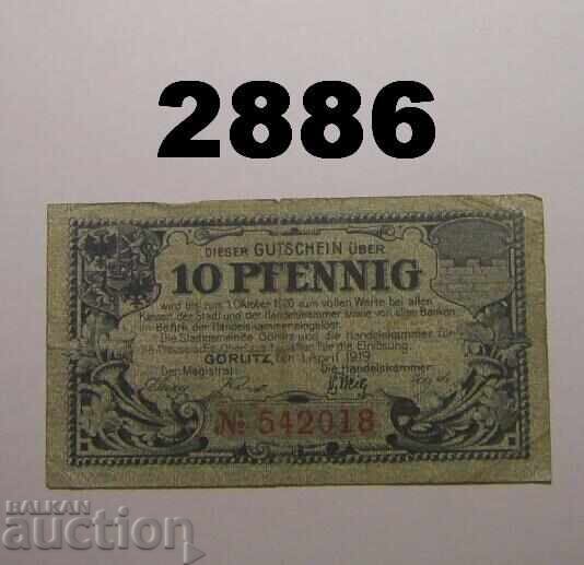 Görlitz 10 pfennig 1919 Германия