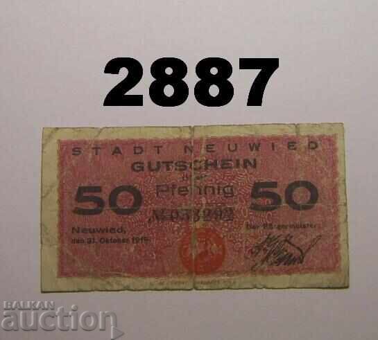 Neuwied 50 pfennig 1918 Germania