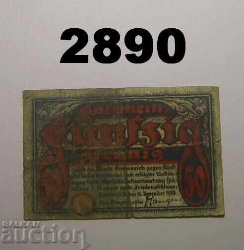 Emmerich 50 pfennig 1918 Germany