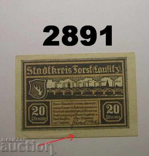 Φόρστ 20 πφέννιχ 1920 Γερμανία