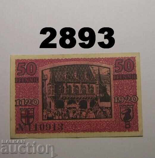 Φράιμπουργκ ι. Br. 50 πφέννιχ 1920 Γερμανία με τιμή 1.50 BGN | € 0.77