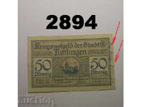 Tuttlingen 50 Pfennig 1918 Germany