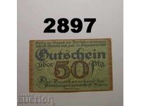 Borna 50 pfennig Notgeld Germany