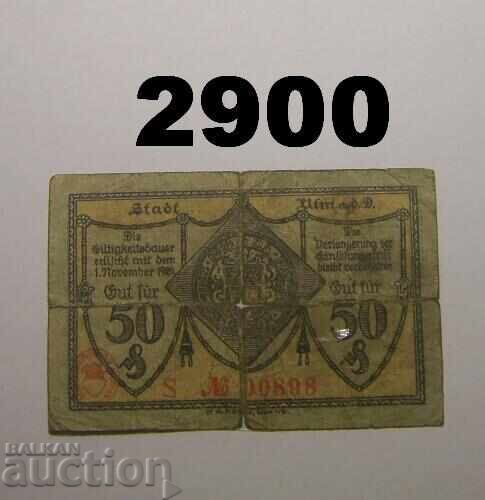 Ulm 50 pfennig 1918 Germany