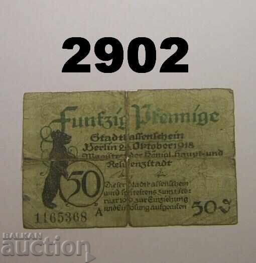 Berlin 50 pfennig 1918 Germany
