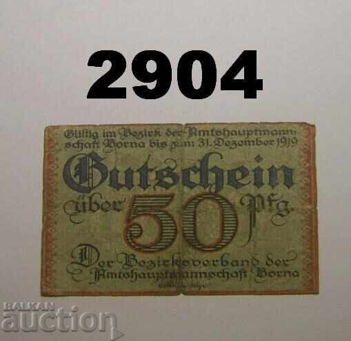Borna 50 pfennig Notgeld Γερμανία Borna 50 pfennig Notgeld Γερμανία
