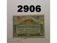 Liegnitz 25 pfennig Emergency Money Germany