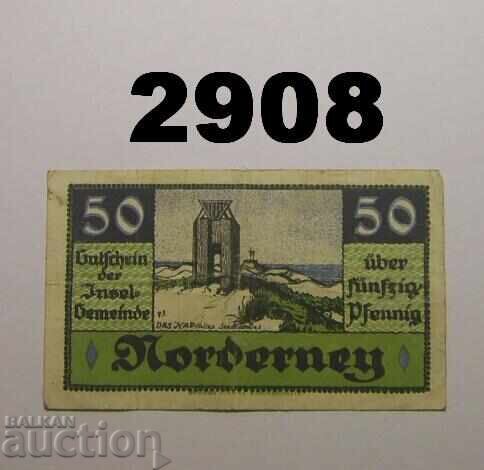 Norderney 50 pfennig 1920 Germany