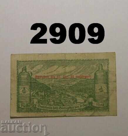 Bad Ems 10 pfennig 1918 Germany with price 1.00 BGN | € 0.51